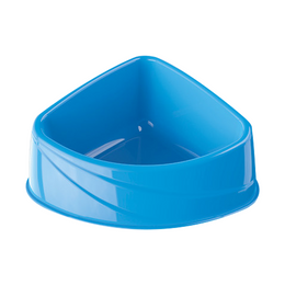 Load image into Gallery viewer, Georplast Corner Plastic Pet Bowl - Blue

