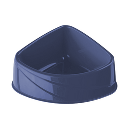 Load image into Gallery viewer, Georplast Corner Plastic Pet Bowl - Navy Blue
