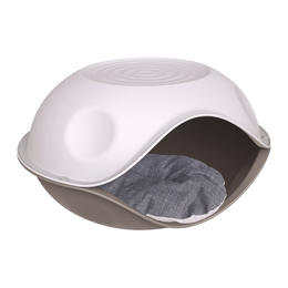 Load image into Gallery viewer, Georplast Duck Covered Pet Bed Grey
