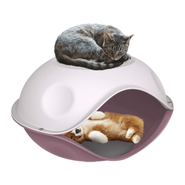 Load image into Gallery viewer, Georplast Duck Covered Pet Bed Pink
