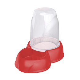 Load image into Gallery viewer, Georplast Eat &amp; Drink Dispenser - Red
