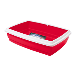 Load image into Gallery viewer, Georplast Jumbo Cat Litter Tray Red
