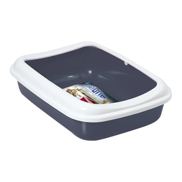 Load image into Gallery viewer, Georplast Junior Cat Litter Tray Navy Blue

