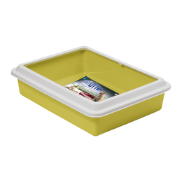 Load image into Gallery viewer, Georplast Max Cat Litter Tray Lime Green

