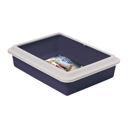 Load image into Gallery viewer, Georplast Max Cat Litter Tray Navy Blue
