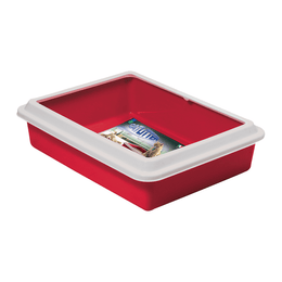Load image into Gallery viewer, Georplast Max Cat Litter Tray Red

