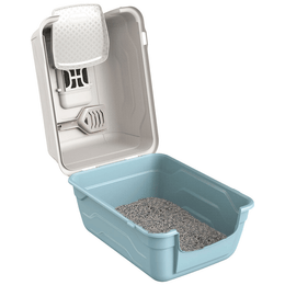 Load image into Gallery viewer, Georplast Roto-Toilet Cat Litter Box Blue
