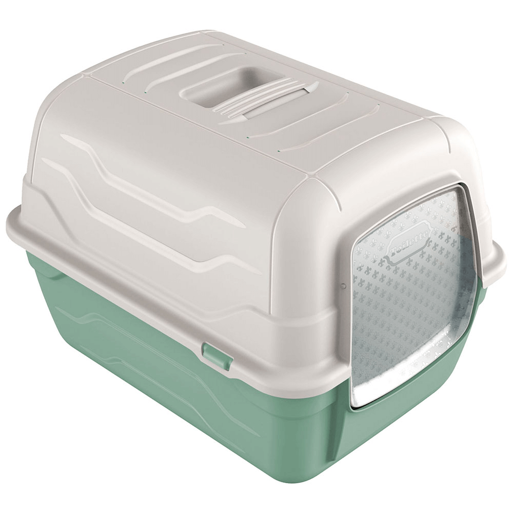 Georplast Roto-Toilet Cat Litter Box Green