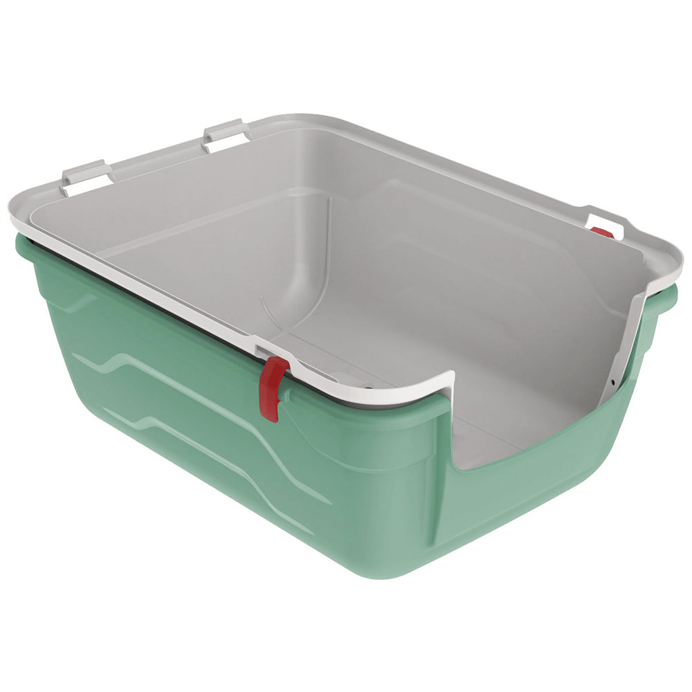 Georplast Roto-Toilet Cat Litter Box Green