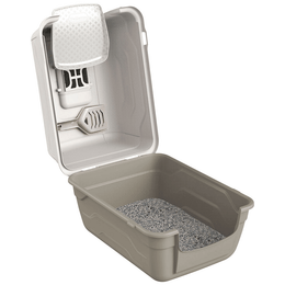 Load image into Gallery viewer, Georplast Roto-Toilet Cat Litter Box Grey
