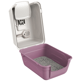 Load image into Gallery viewer, Georplast Roto-Toilet Cat Litter Box Pink
