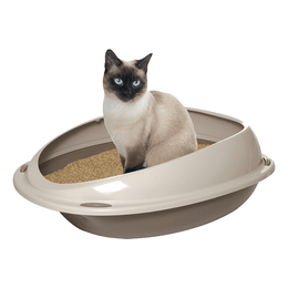 Load image into Gallery viewer, Georplast Shuttle Cat Litter Tray Grey
