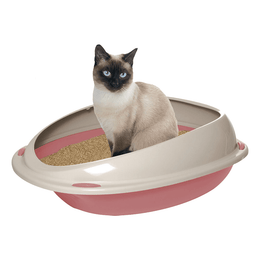 Load image into Gallery viewer, Georplast Shuttle Cat Litter Tray Pink
