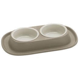 Load image into Gallery viewer, Georplast Soft Touch Plastic Double Bowl Grey
