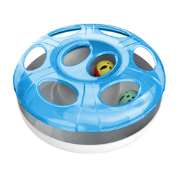 Load image into Gallery viewer, Georplast UFO Interactive Cat Toy - Blue

