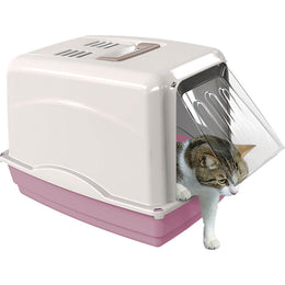 Load image into Gallery viewer, Georplast Vicky Cat Litter Box Pink
