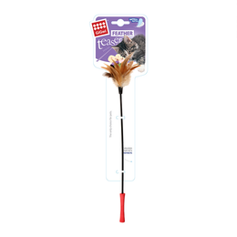Load image into Gallery viewer, GiGwi Catwand Feather Teaser Natural Feather
