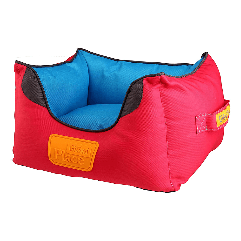 GiGwi Place Soft Bed Blue & Red