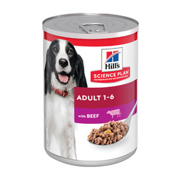 Load image into Gallery viewer, Hill&#39;s Science Plan Adult Dog Wet Food with Beef
