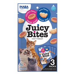 Load image into Gallery viewer, Inaba Juicy Bites Tuna &amp; Chicken Flavor Cat Treats
