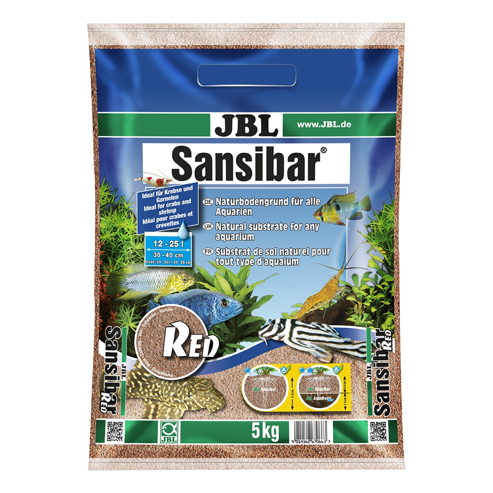 JBL Sansibar Red Substrate for Fresh and Saltwater Aquariums The Pet