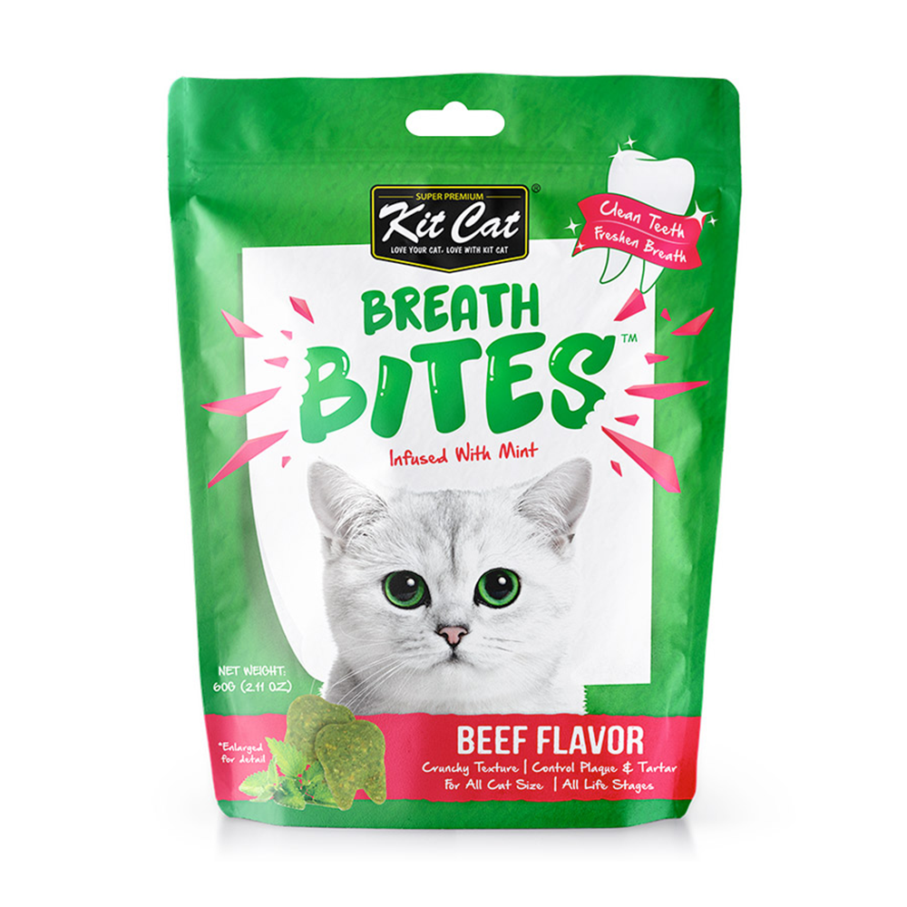 Kit Cat Breath Bites Beef Cat Treats