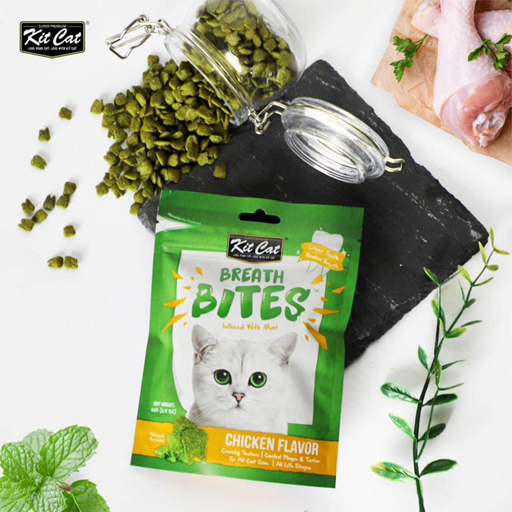 Kit Cat Breath Bites Chicken Cat Treats