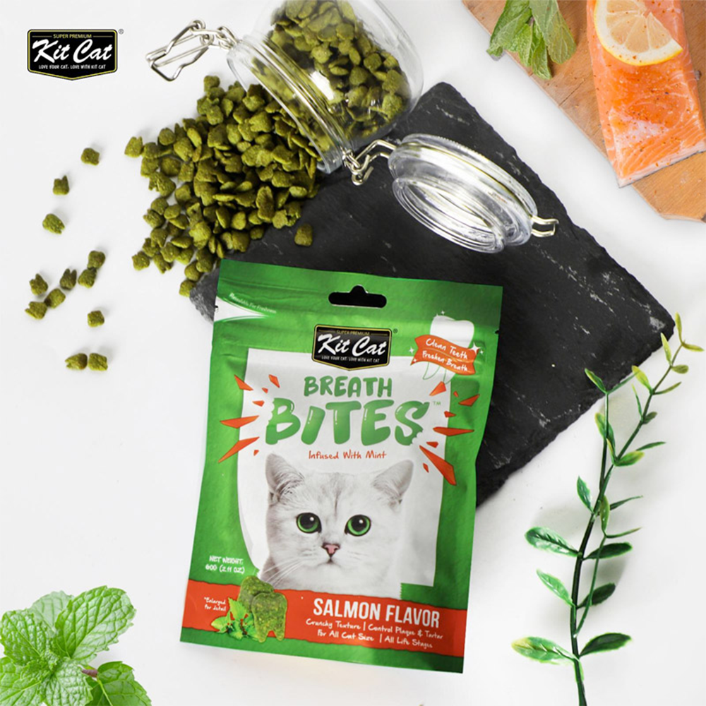 Kit Cat Breath Bites Salmon Cat Treats