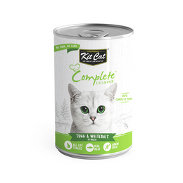 Load image into Gallery viewer, Kit Cat Complete Cuisine Tuna &amp; Whitebait In Broth Wet Cat Food
