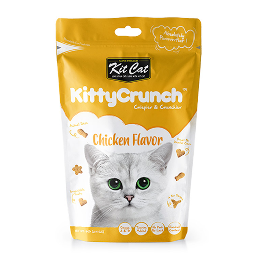 Kit Cat Kitty Crunch Chicken Flavor Cat Treats