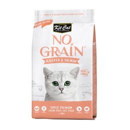 Load image into Gallery viewer, Kit Cat No Grain Chicken &amp; Salmon Dry Cat Food
