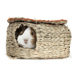Load image into Gallery viewer, Living World Reed Hut - Guinea Pig House
