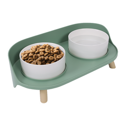 Load image into Gallery viewer, M-PETS Altitude Double Raised Pet Bowl

