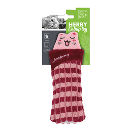 Load image into Gallery viewer, M-PETS Herby Sleeping Cat Catnip Toy Assorted Colors
