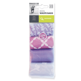 Load image into Gallery viewer, M-PETS Dog Waste Bags Lavender Scented 60 bags
