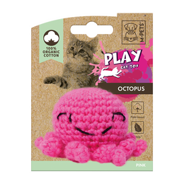 Load image into Gallery viewer, M-PETS Octopus Organic Cotton Cat Toy Pink
