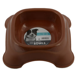 Load image into Gallery viewer, M-PETS Plastic Single Bowl Brown
