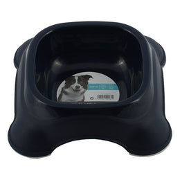 Load image into Gallery viewer, M-PETS Plastic Single Bowl Navy Blue
