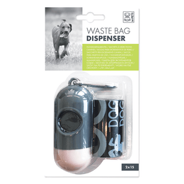 Load image into Gallery viewer, M-PETS Waste Bag Dispenser Pink +30 bags
