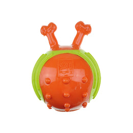 Load image into Gallery viewer, M-Pets Feelo Ball Orange &amp; Green Dog Toy
