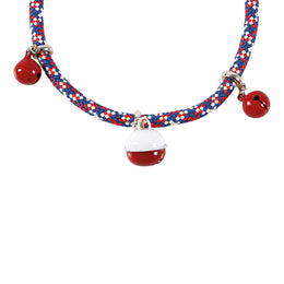 Load image into Gallery viewer, M-Pets Pixie Cat Eco Collar Red &amp; Blue
