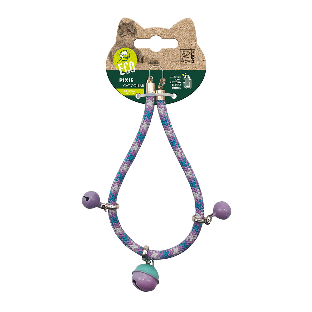M-Pets Pixie Cat Eco Collar Purple & Teal