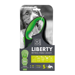 Load image into Gallery viewer, M-Pets Liberty Dog Retractable Leash Green
