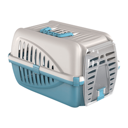 Load image into Gallery viewer, Georplast Panzer Pet Carrier Blue
