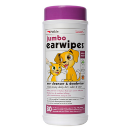 Load image into Gallery viewer, Petkin Jumbo Dog &amp; Cat Ear Wipes
