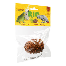 Load image into Gallery viewer, RIO Cedar cone treat-toy for birds
