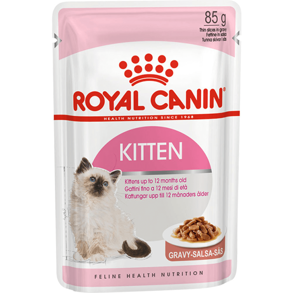 Royal Canin Kitten Gravy Wet Food Pouches