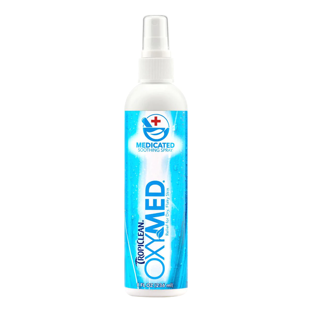TropiClean OxyMed Medicated Soothing Spray for Dogs & Cats