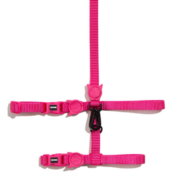 Load image into Gallery viewer, Zee.Cat Pink Led Harness &amp; Leash Set

