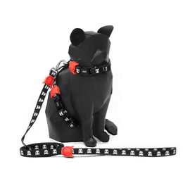 Load image into Gallery viewer, Zee.Cat Skull 2.0 Harness &amp; Leash Set
